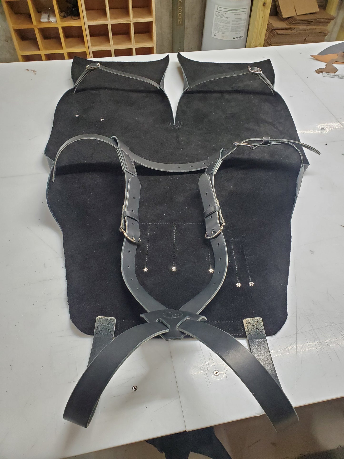 Blacksmith Apron w/ pockets and adjustable belt and shoulder straps - Made in USA!