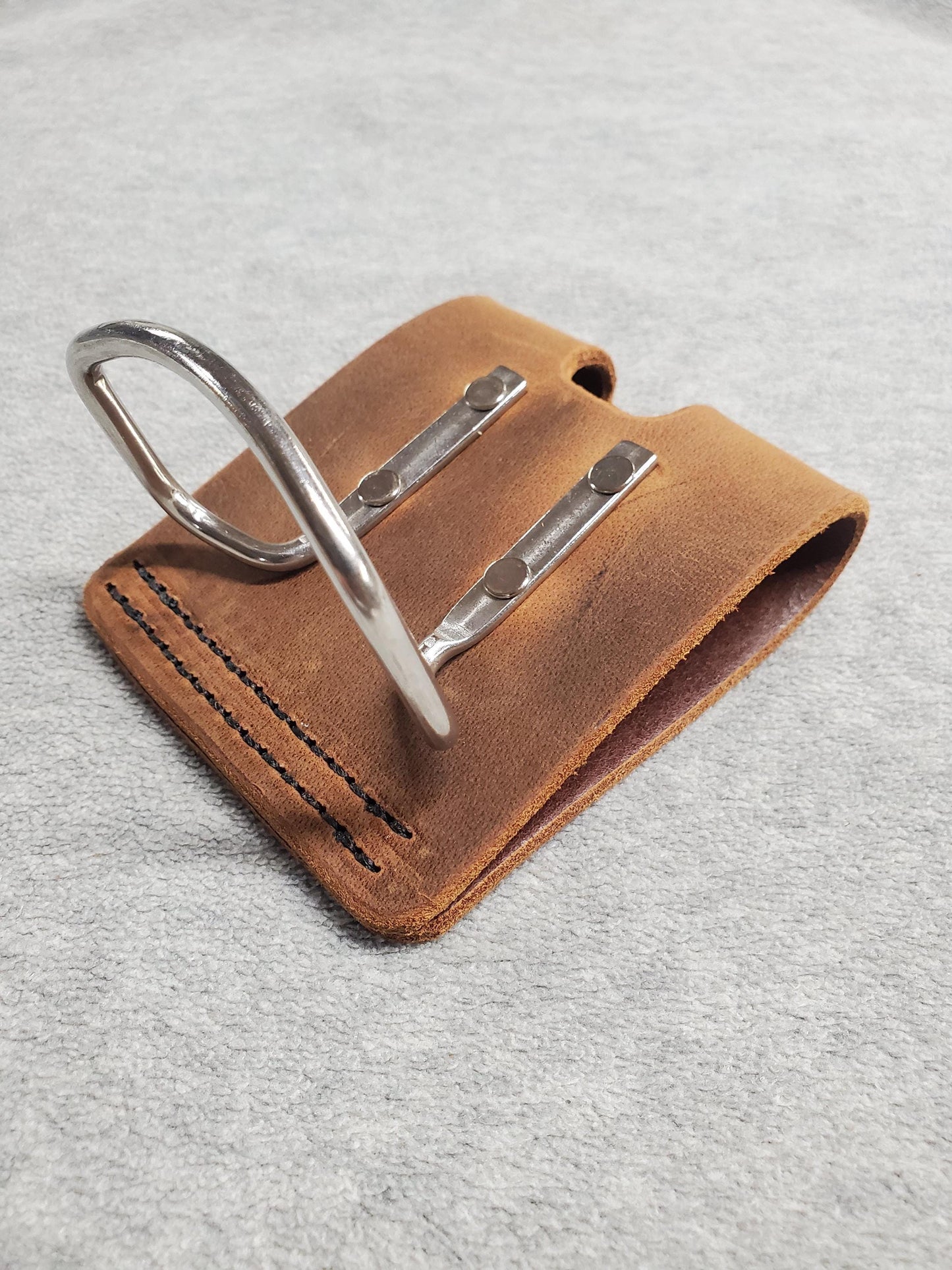 Hammer Loop - Heavy Duty Leather with Stainless Steel Holder - Made in USA!!