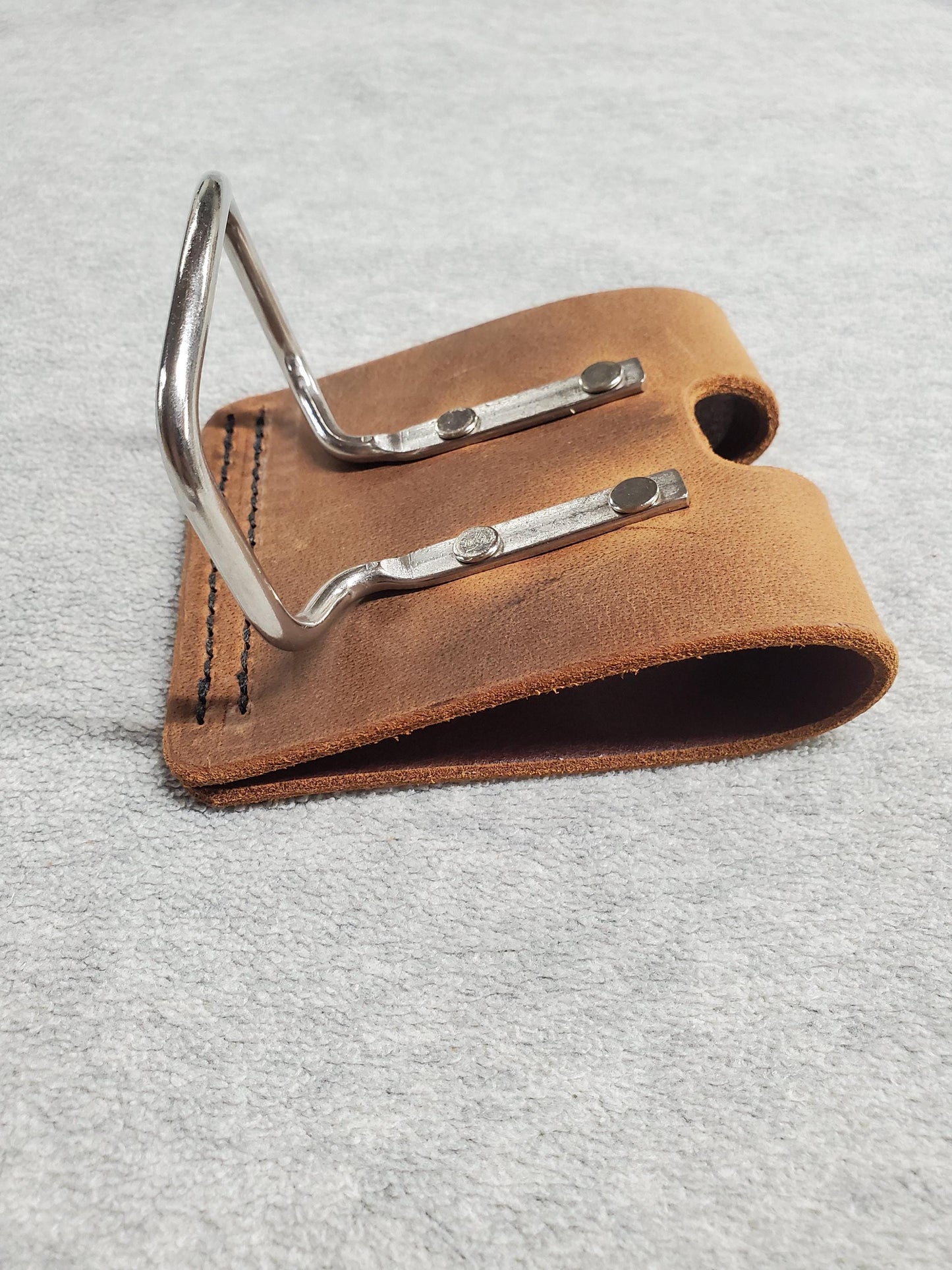 Hammer Loop - Heavy Duty Leather with Stainless Steel Holder - Made in USA!!