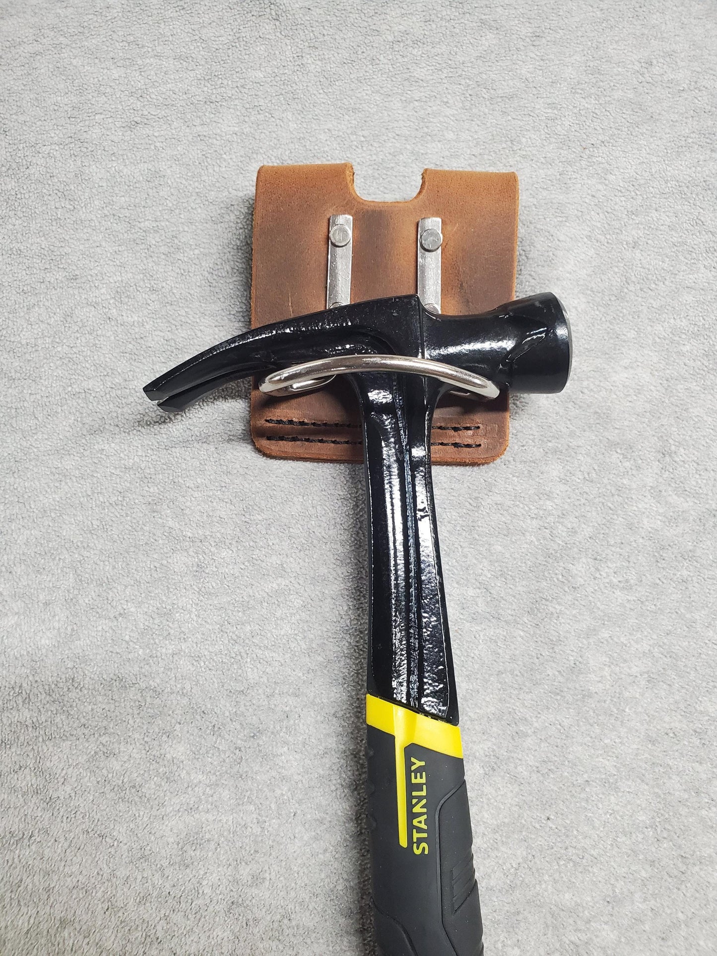 Hammer Loop - Heavy Duty Leather with Stainless Steel Holder - Made in USA!!