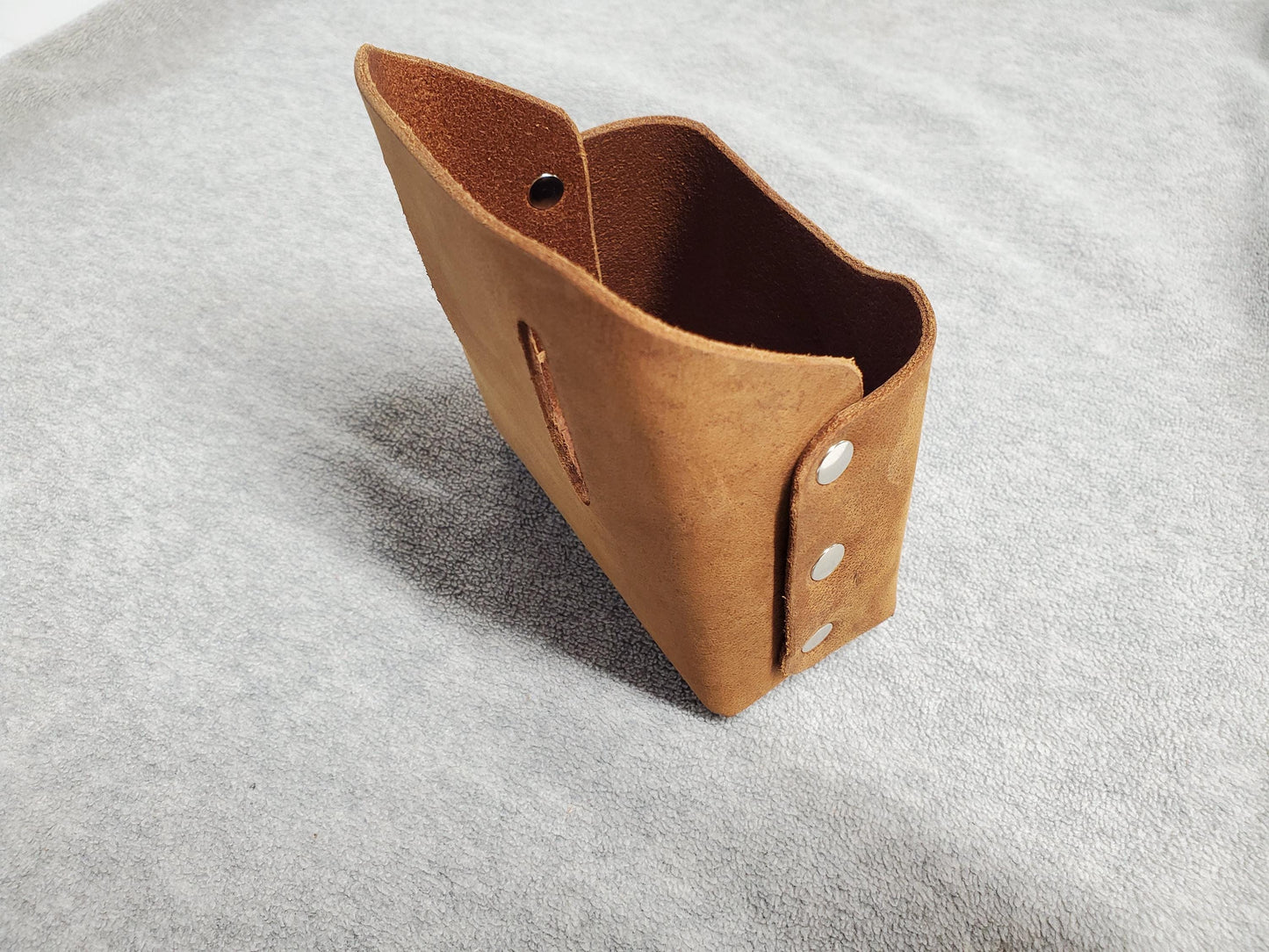Screw/Nail Pouch - Leather, Made in USA