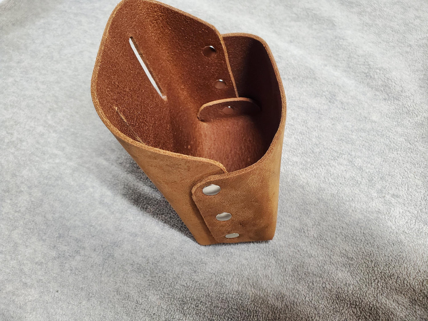 Screw/Nail Pouch - Leather, Made in USA