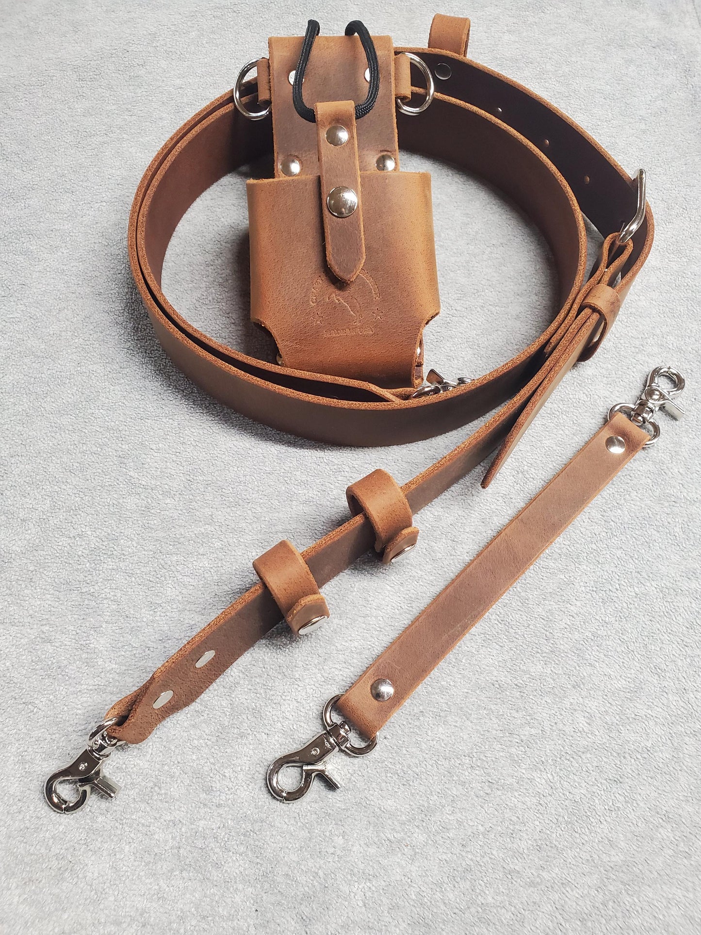 Radio Shoulder Strap Combo with Holster and Anti-sway Strap - Made in USA
