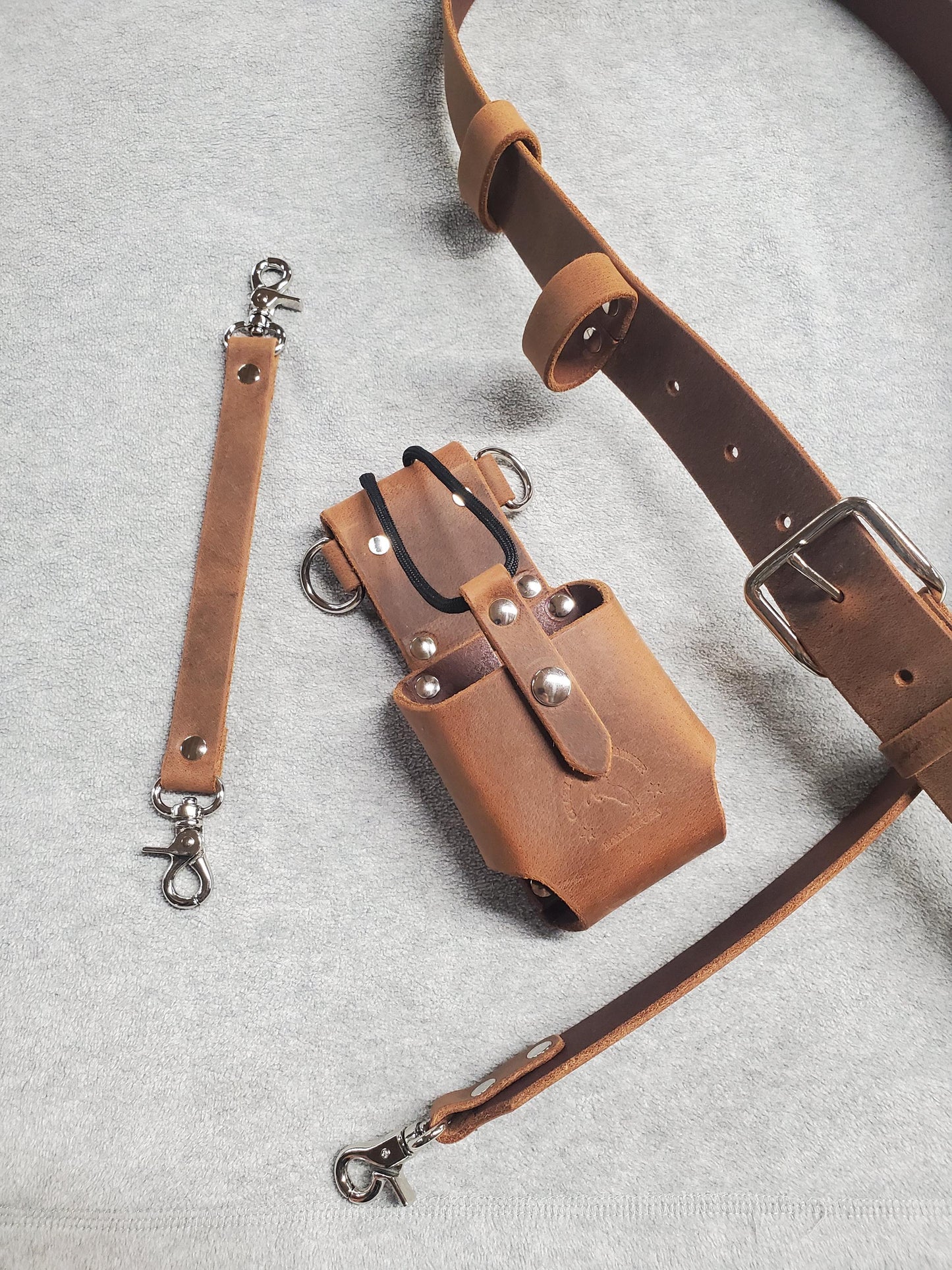 Radio Shoulder Strap Combo with Holster and Anti-sway Strap - Made in USA