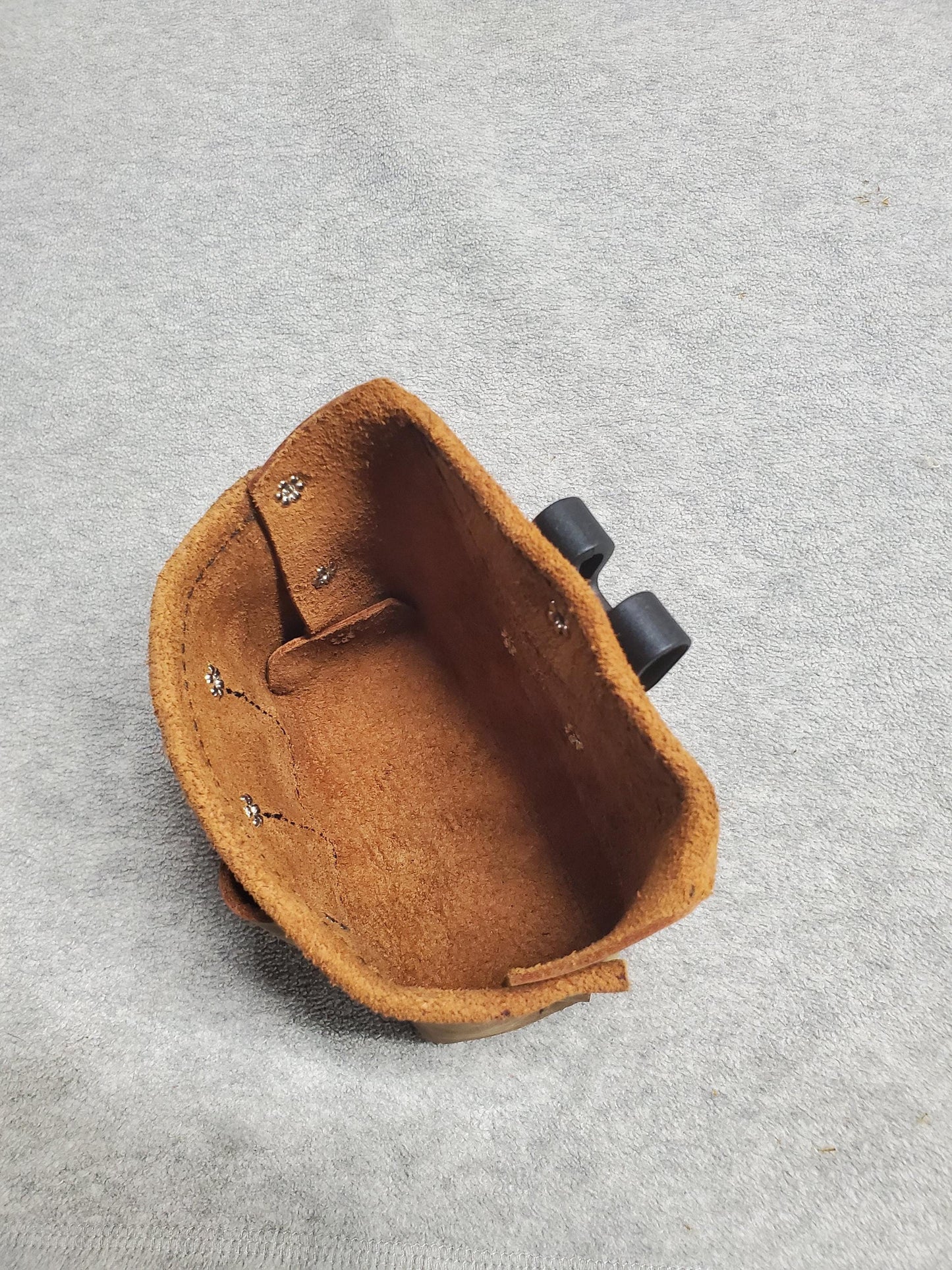 Add-On Pouch for screw/nails with pencil/bit pockets and heavy-duty polycarbonate plastic clip