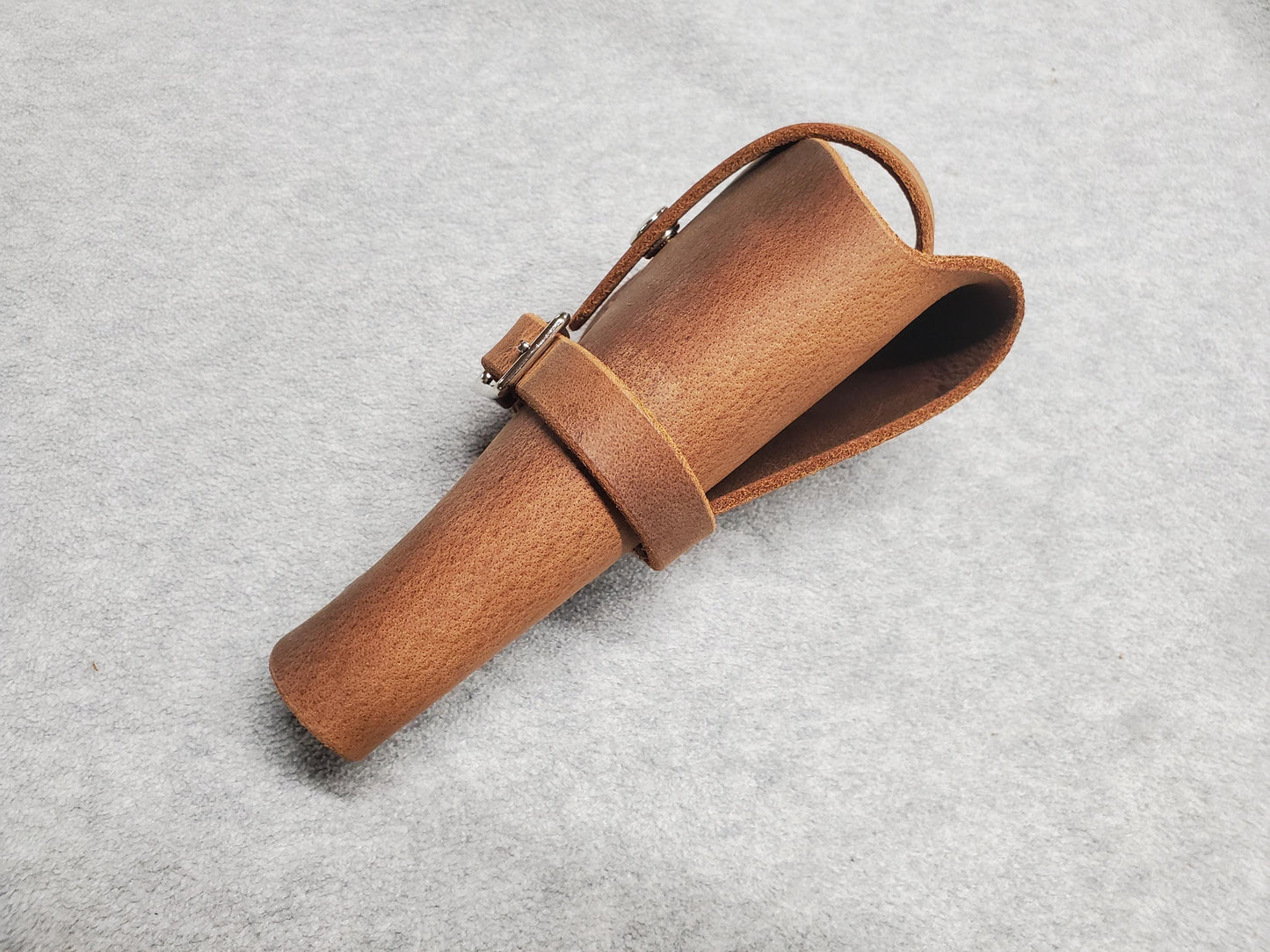 Taurus 856 Leather Holster, with snap and buckle strap - Made in USA