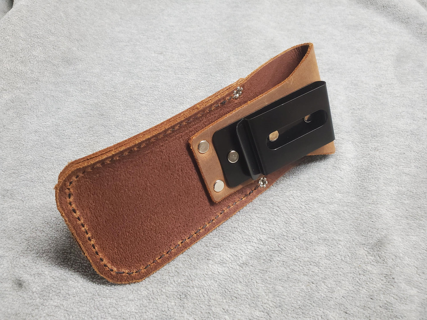 Clip On Knife/Pencil Pouch with Metal Clip