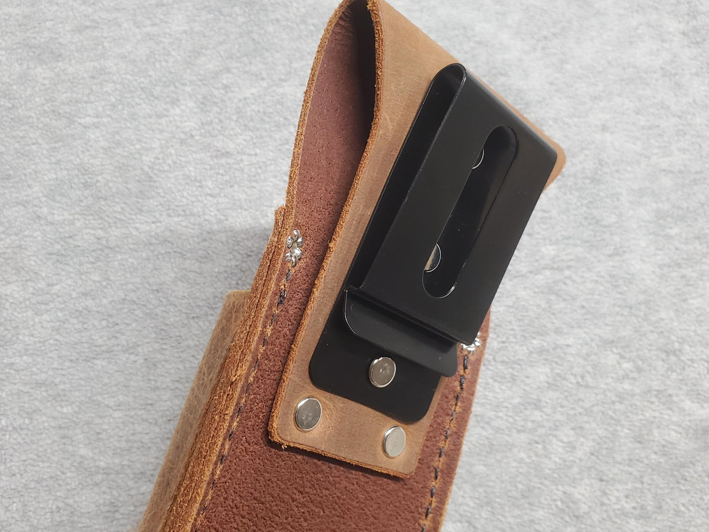 Clip On Knife/Pencil Pouch with Metal Clip