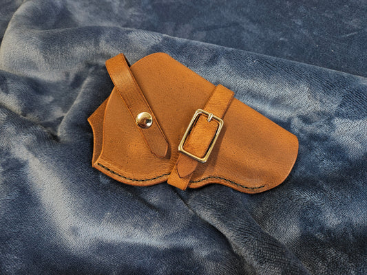 Colt Cobra/King Cobra Leather Holster, with snap strap and barrel strap - Made in USA