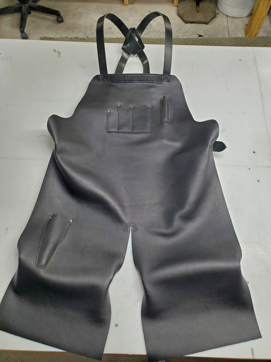 Blacksmith Apron w/ pockets and adjustable belt and shoulder straps - Made in USA!
