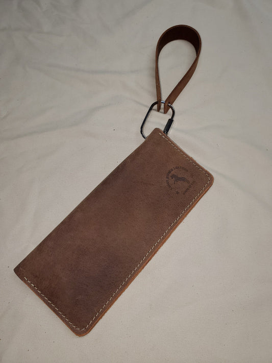 Women's Clutch Wallet with Wrist Strap - Made in USA