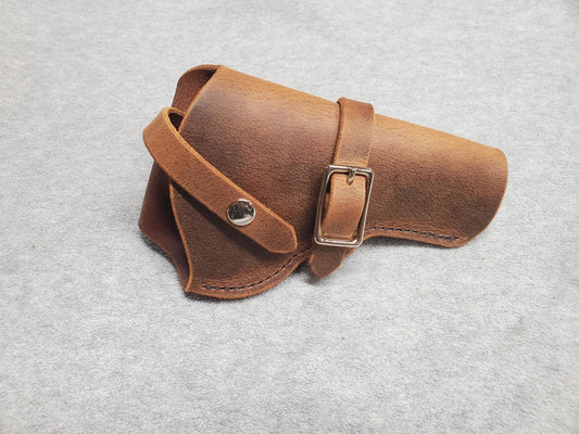 Taurus 856 Leather Holster, with snap and buckle strap - Made in USA