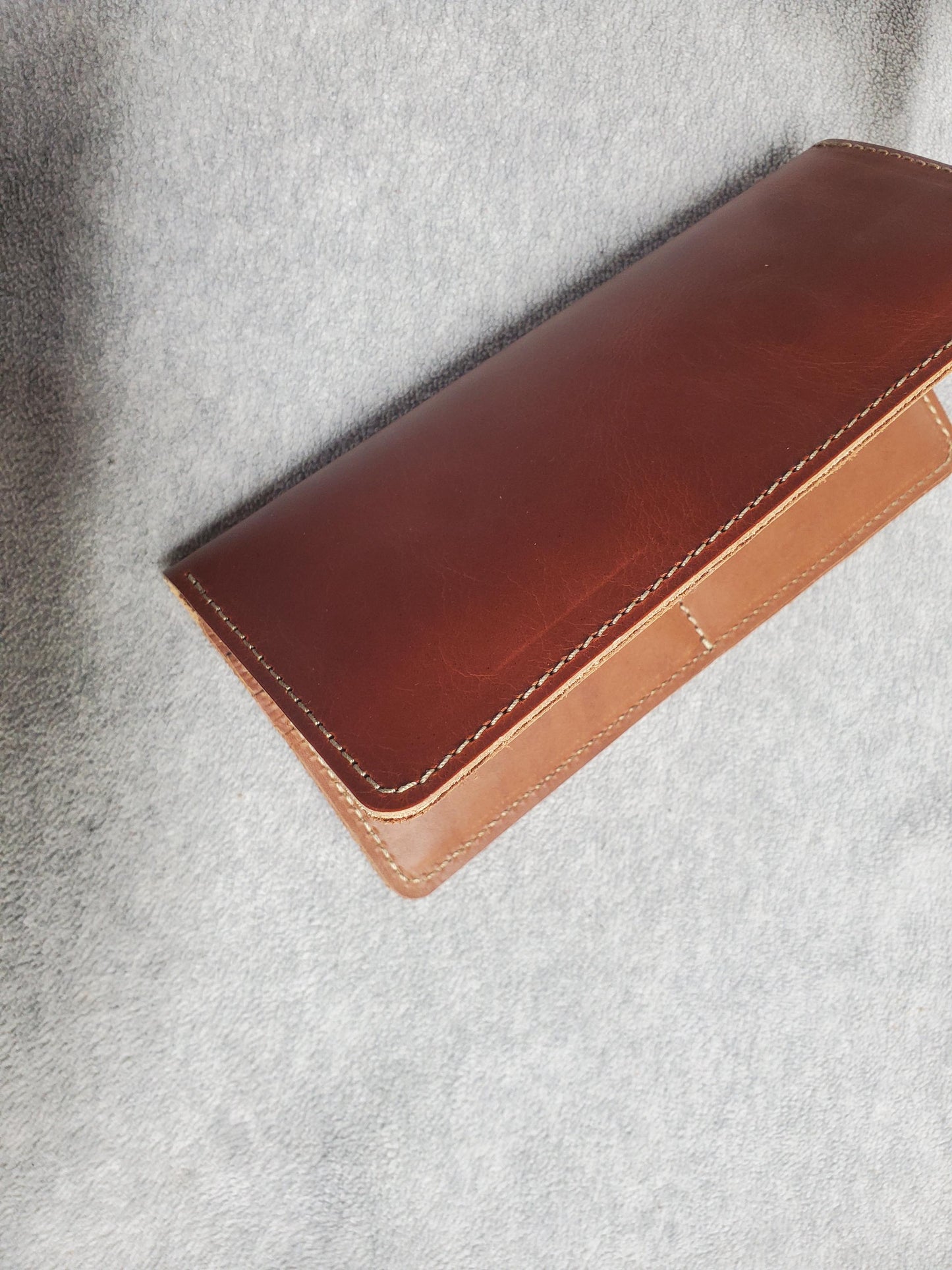 Horizontal Long Wallet 8" - Handmade in USA!