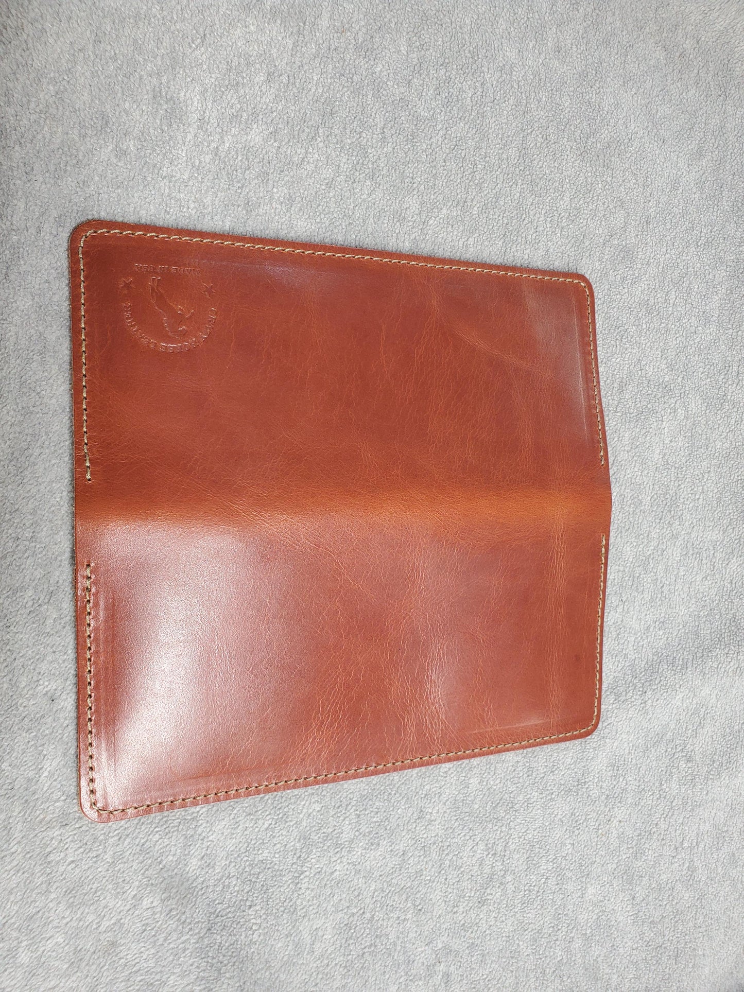Horizontal Long Wallet 8" - Handmade in USA!