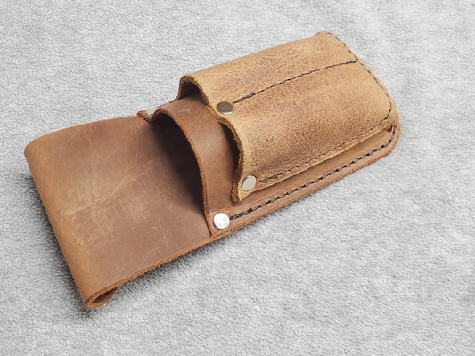 Clip On Knife/Pencil Pouch with Metal Clip