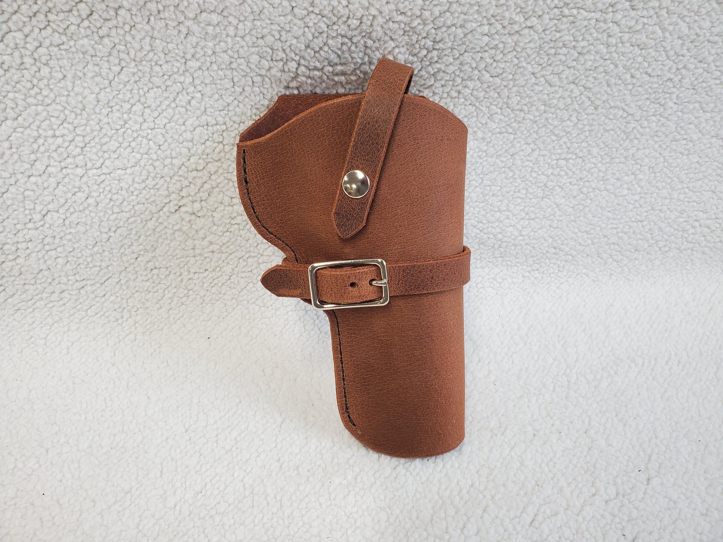 Taurus Tracker 627 Leather Holster, with snap strap and barrel strap - Made in USA