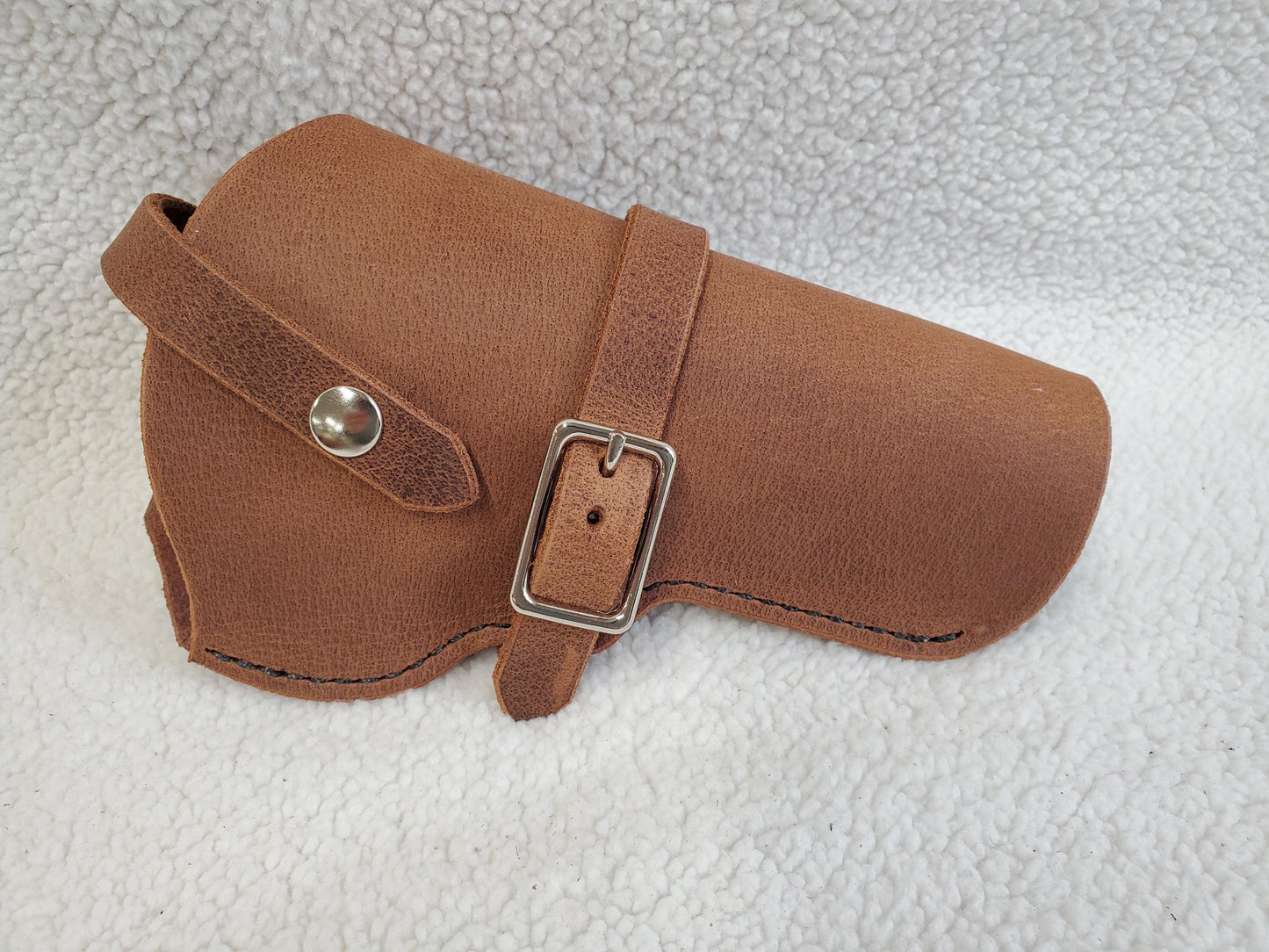 Taurus Tracker 627 Leather Holster, with snap strap and barrel strap - Made in USA