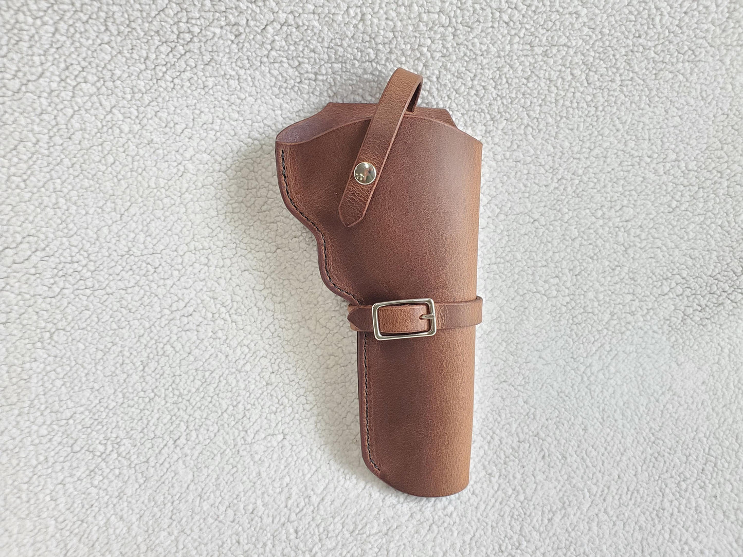 Taurus M44 Leather Holster, with snap strap and barrel strap - Made in USA