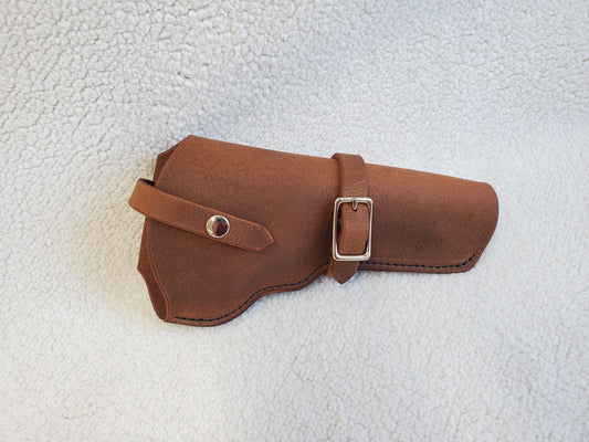 Colt 1873 SAA Leather Holster - with holding strap and covered trigger