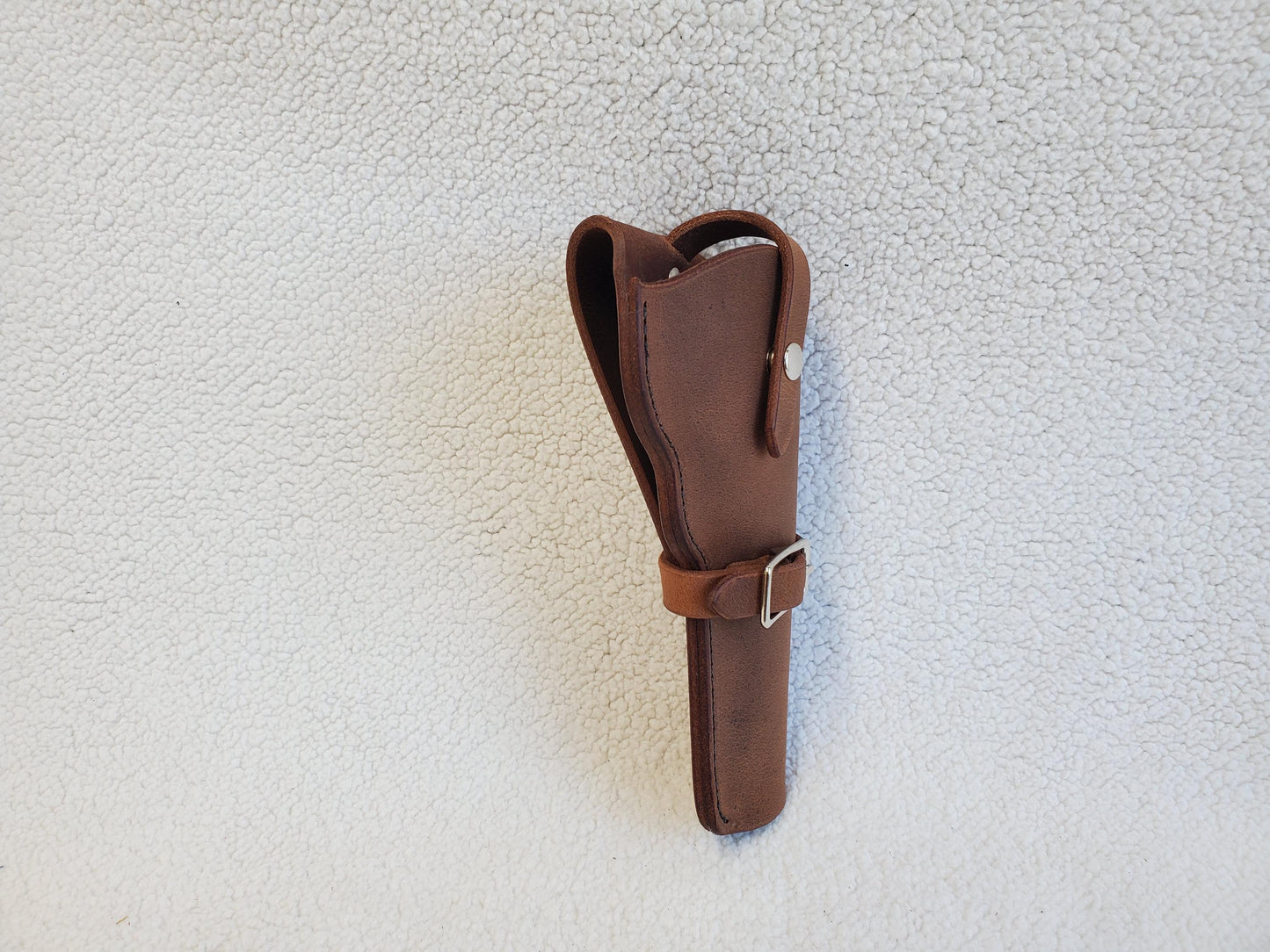 Colt 1873 SAA Leather Holster - with holding strap and covered trigger