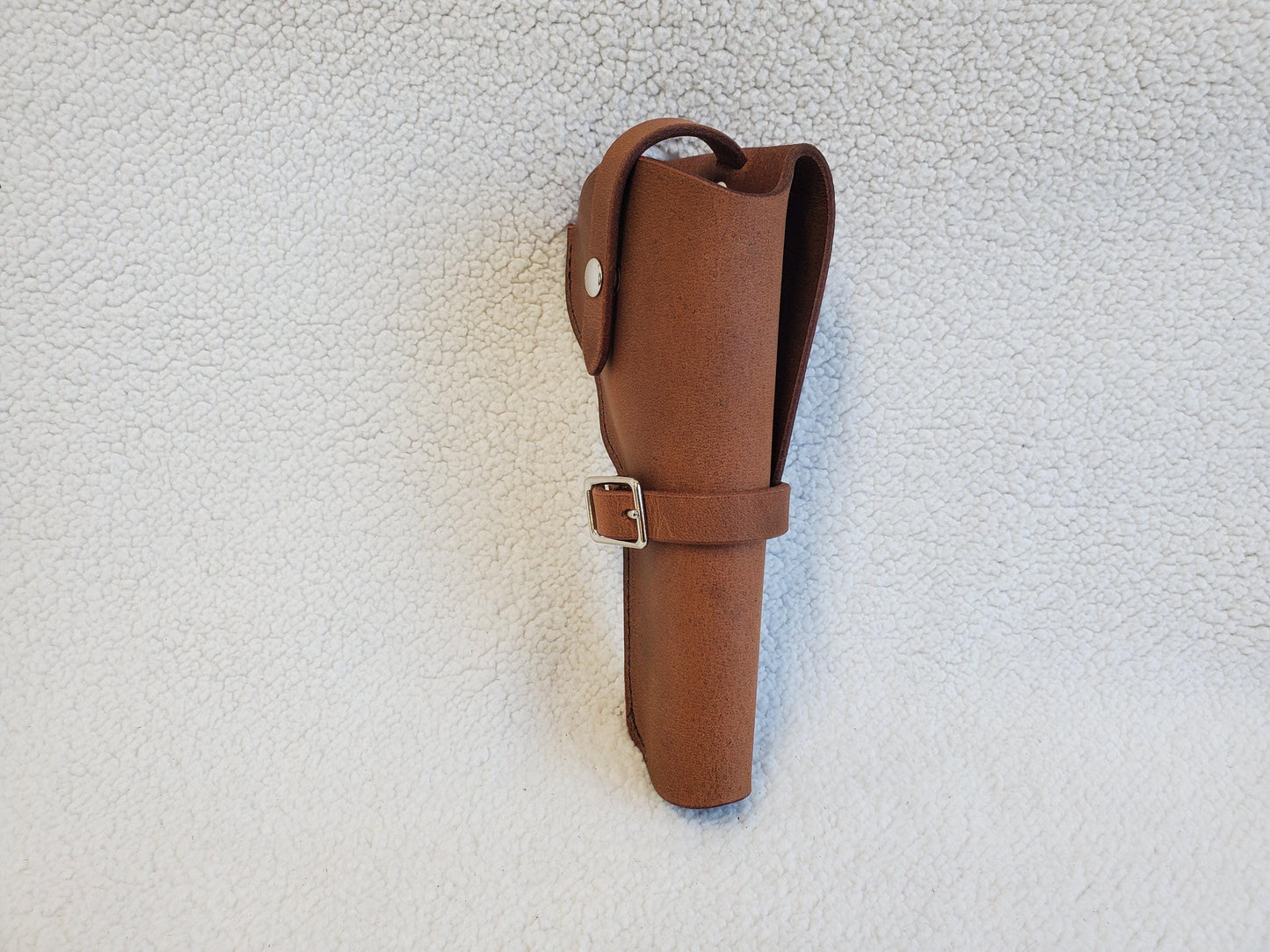 Colt 1873 SAA Leather Holster - with holding strap and covered trigger
