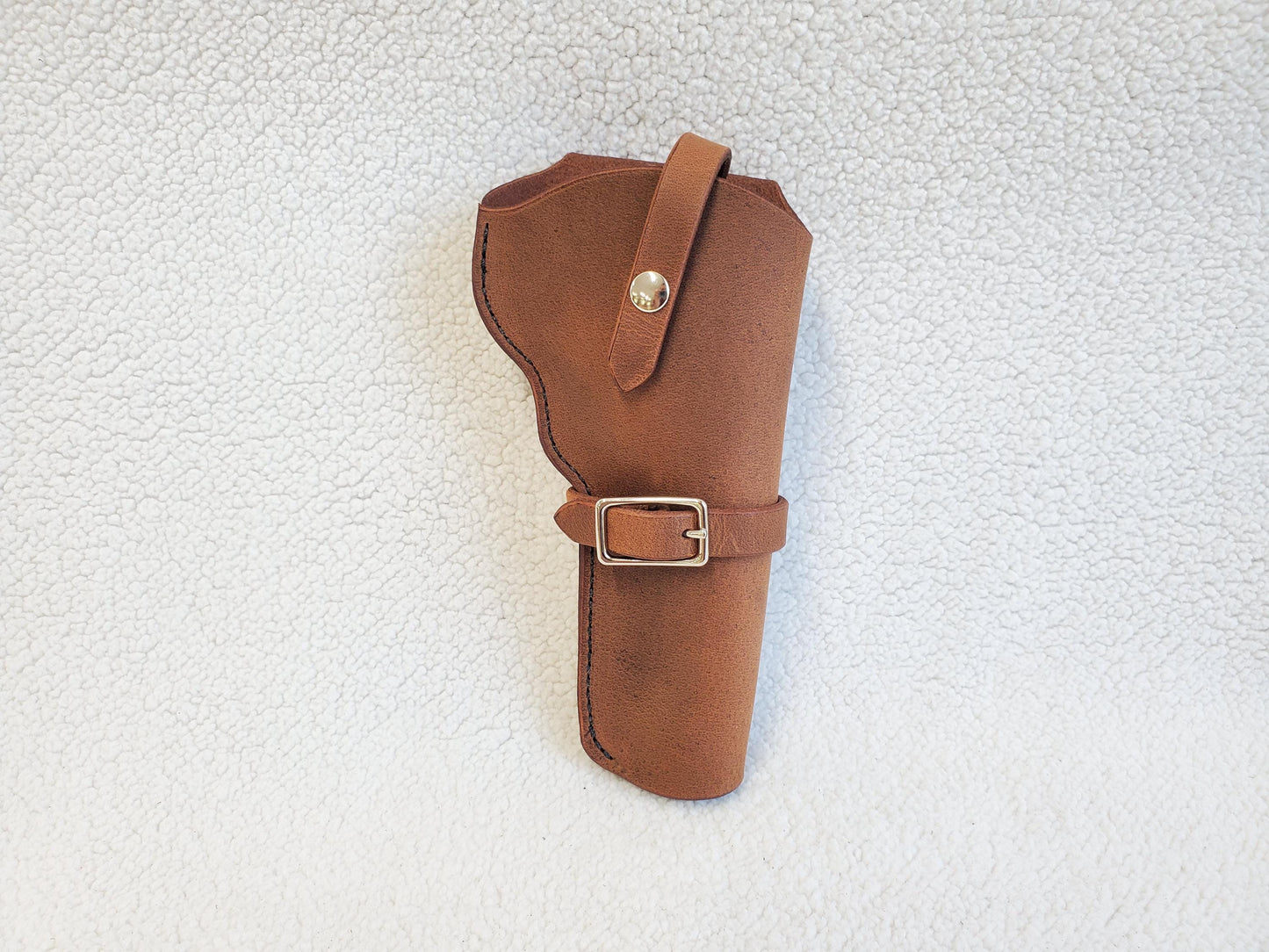 Colt 1873 SAA Leather Holster - with holding strap and covered trigger