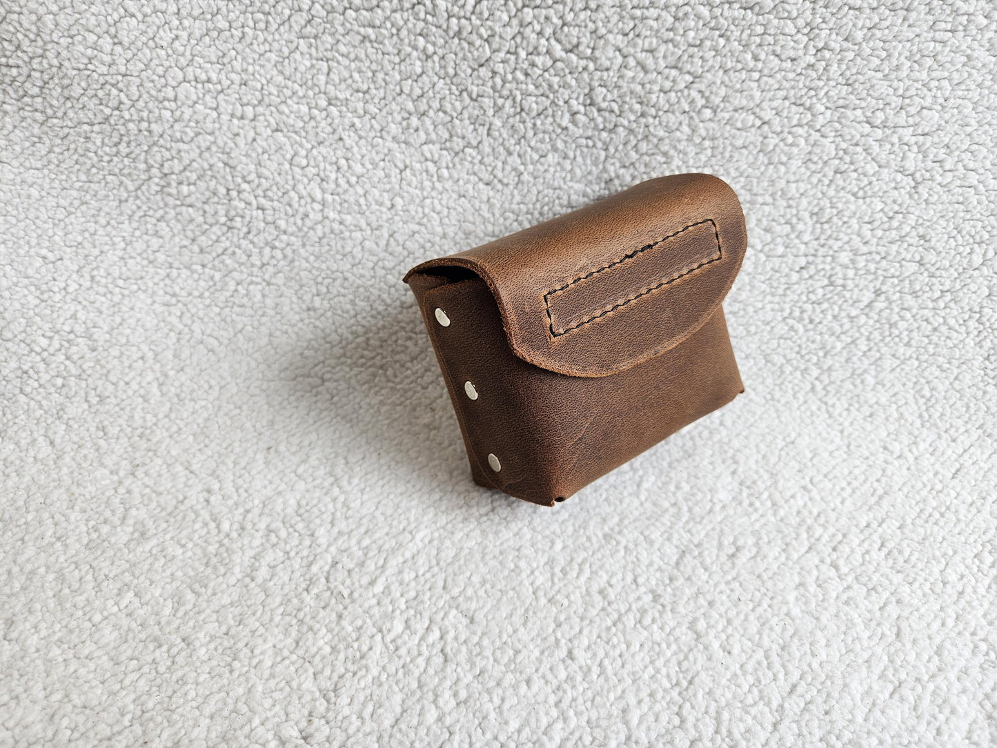Pouch with heavy duty belt clip and flap with Velcro closure